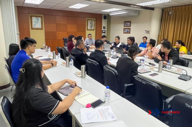 STF member and Thai DOF in a meeting in March 2025 during preliminary discussions on new tool